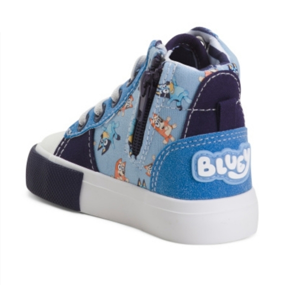 🔹️Bluey 🔹️- Toddler Hightop Sneaker - Bluey - Blue NWT! ✨️💙 - Picture 4 of 9